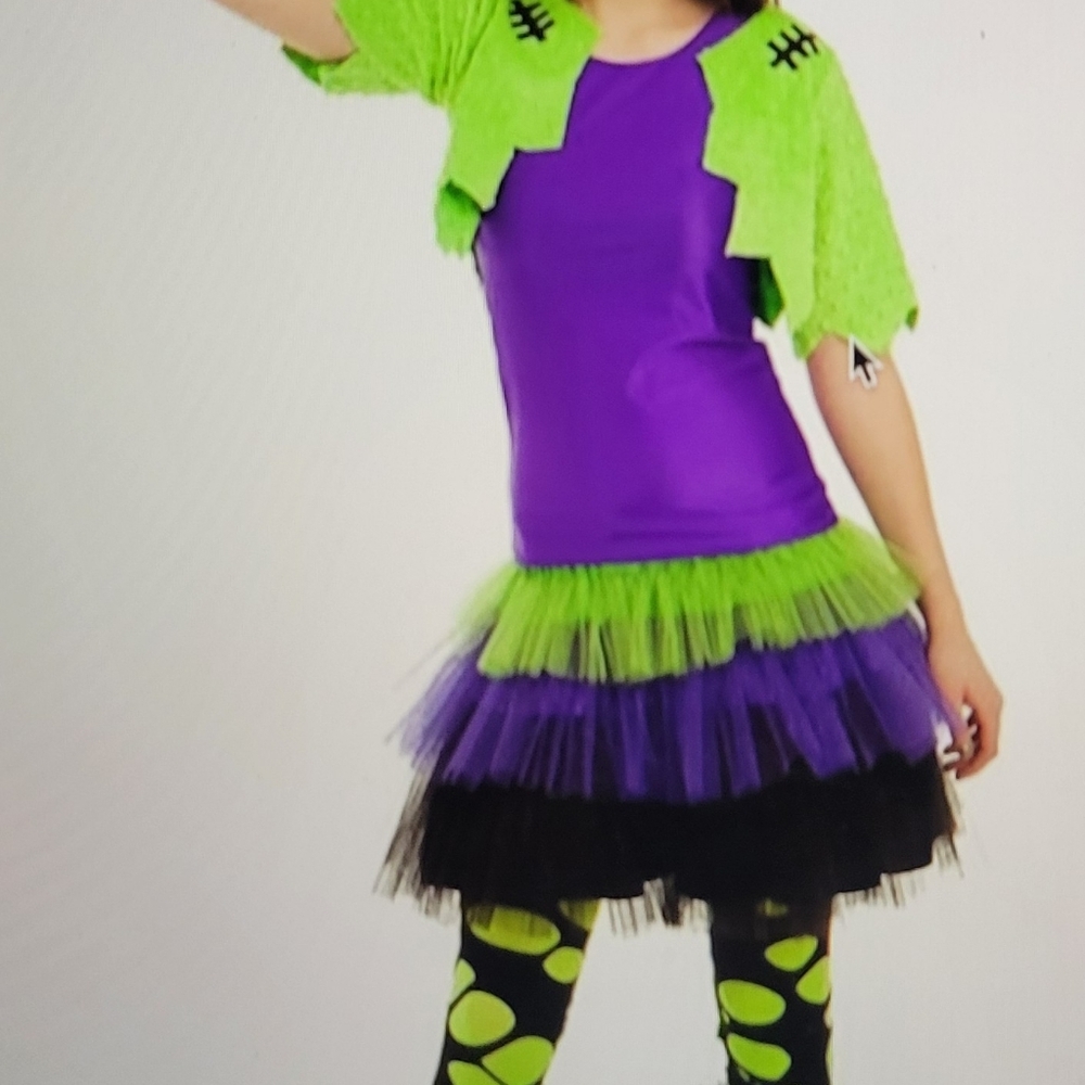 Girls teen frankenstein halloween
